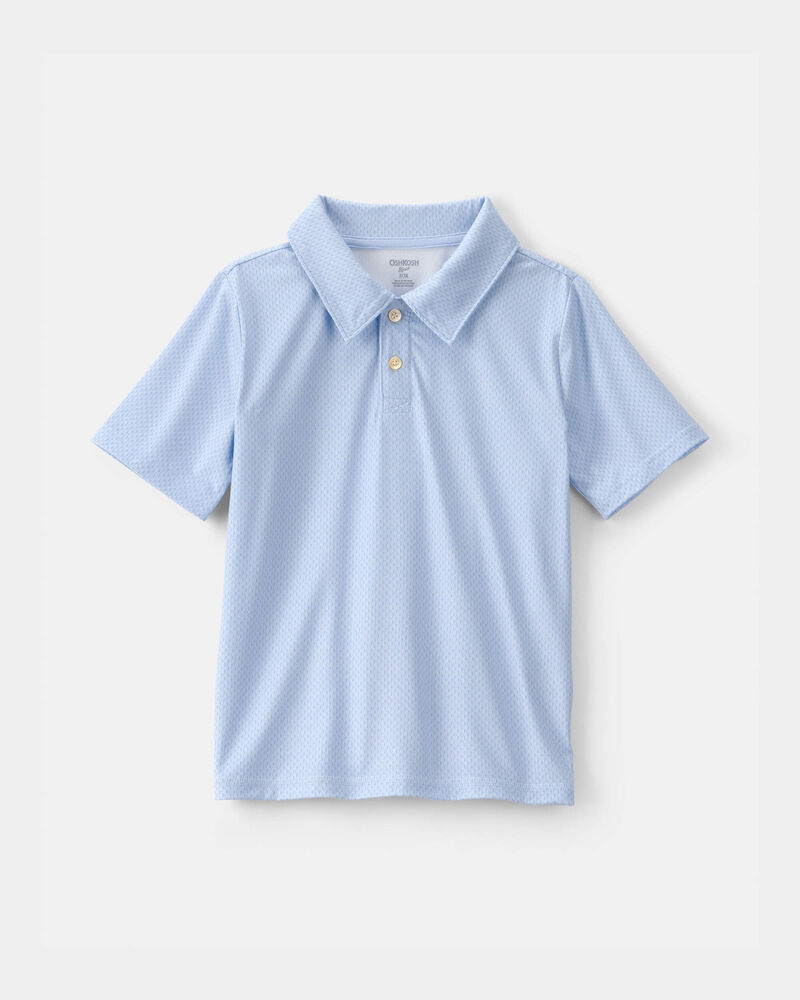Boys Active Polo Shirt - Light Blue, image 1 of 3 slides