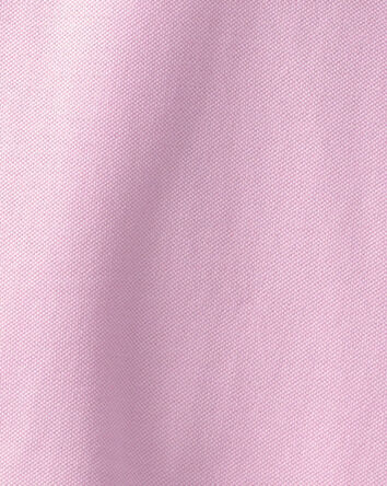 Girls Uniform Piqu&eacute; Polo Shirt - Pink, 