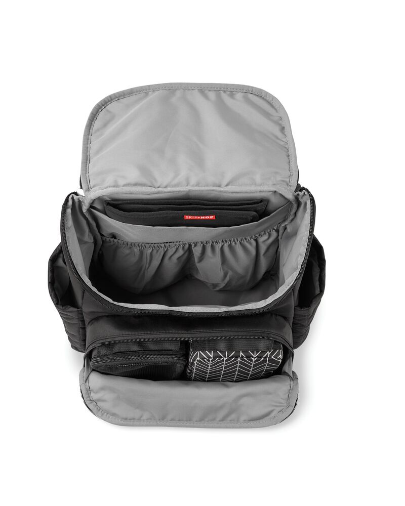Forma Backpack Diaper Bag - Black, image 6 of 8 slides