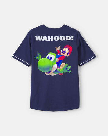 Boys Nintendo Super Mario Jersey - Navy Blue, 