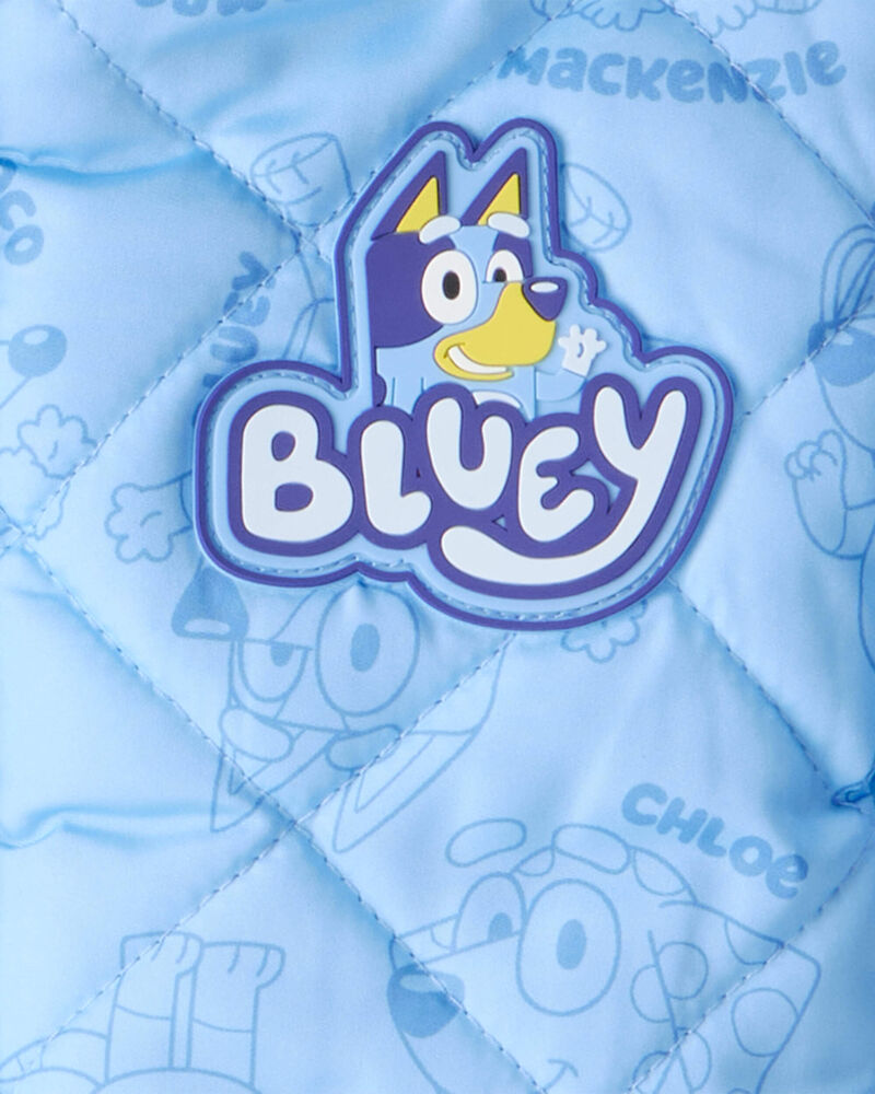 Toddler Bluey&trade; Hooded Heavyweight Winter Jacket - Blue, image 4 of 4 slides