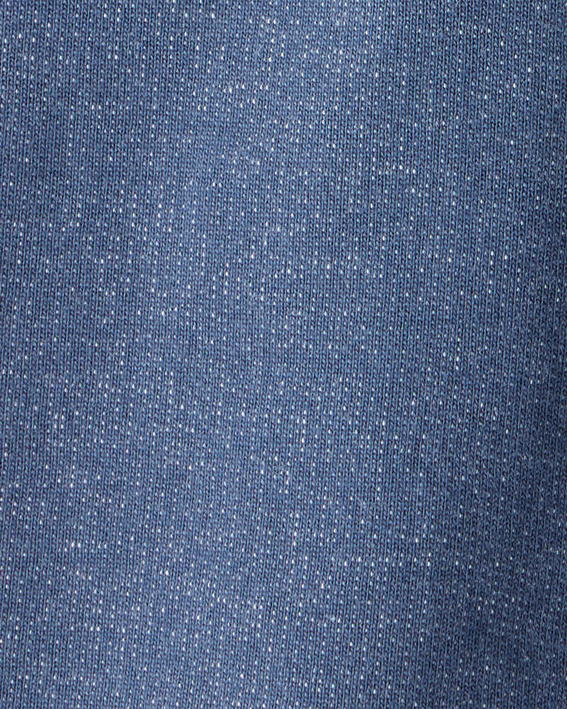 Baby Boy 100% Cotton Faux Denim Pull-On Pants - Blue, image 3 of 4 slides