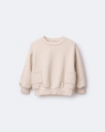 Toddler Otter Sweatshirt&trade; with Pockets - Khaki, 