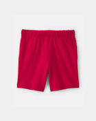 Boys French Terry Shorts - Red, image 2 of 4 slides