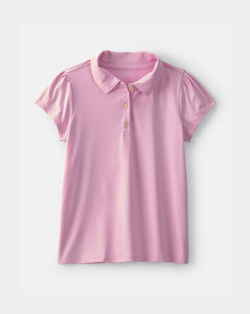 Girls Uniform Polo Shirt - Pink, 