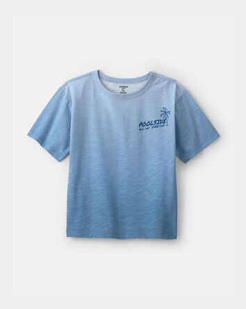 Boys 'Poolside' Ombre Graphic Tee  - Blue, 