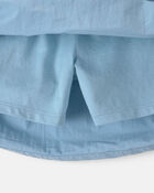 Girls Colorblock Skort - Blue, image 2 of 4 slides