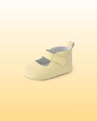 Baby Girl Scalloped Shoes - Yellow, image 6 of 6 slides