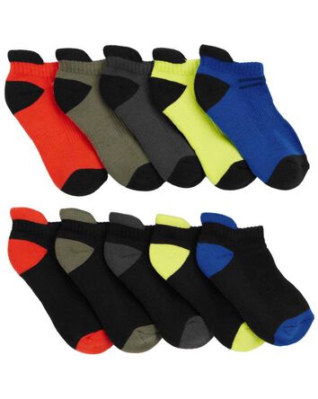 Boys 10-Pack No Show Socks, 