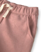 Baby Girl 2-Piece Organic Cotton French Terry Pullover & Short Set, image 3 of 5 slides
