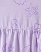 Toddler Girl Sea Animal Sleeveless Dress - Purple, image 4 of 5 slides
