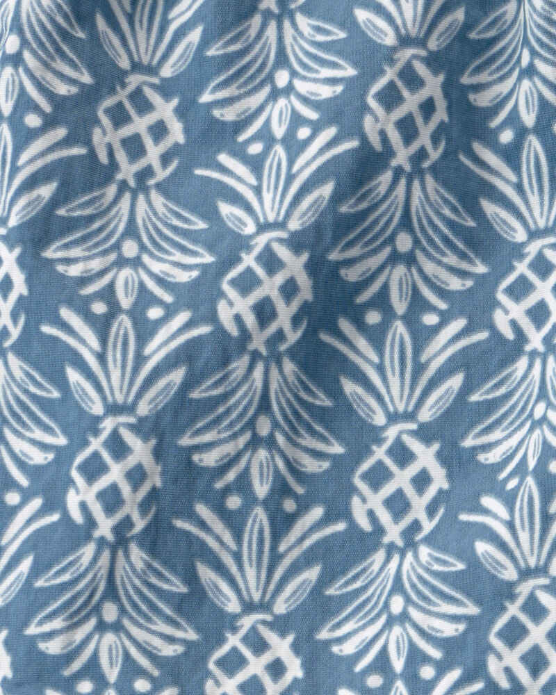 Baby Boy Recycled Swim Trunks in Bloom Lagoon, image 4 of 5 slides