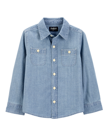 Baby Boy Chambray Button-Front Shirt, 