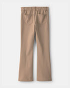 Girls 3-Pack Uniform Ponte Flare Pants - Khaki, image 3 of 4 slides