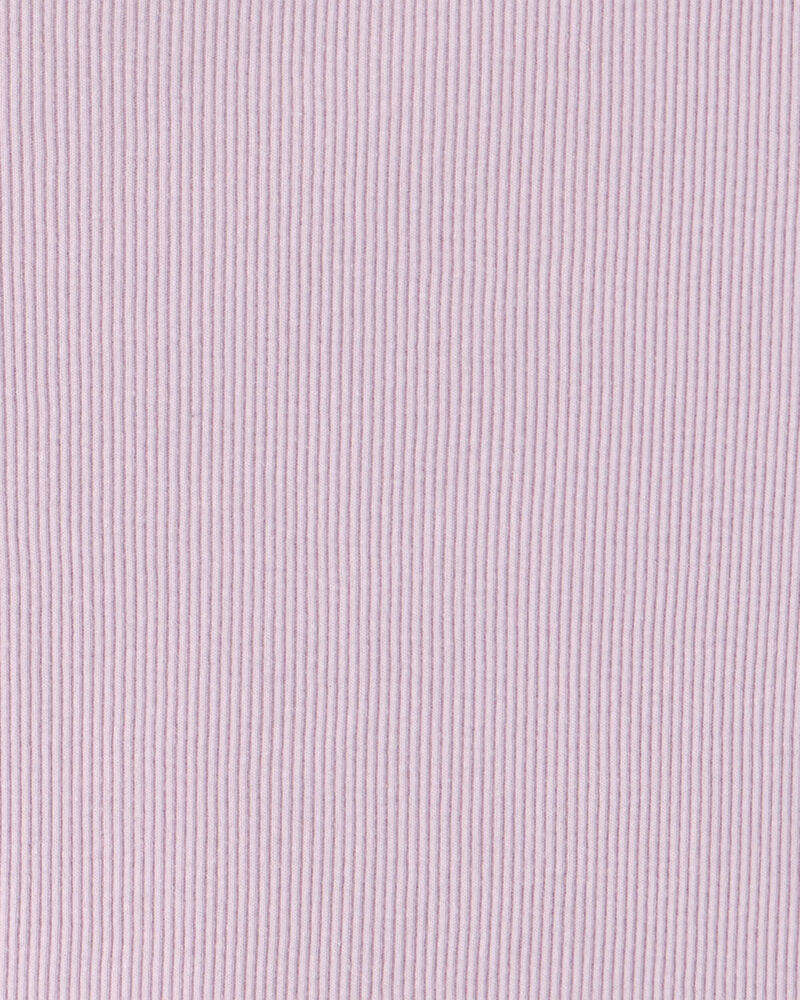 Girls 2-Piece Fashion Top & Pants Set - Purple/White, image 3 of 6 slides