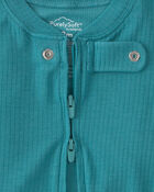 Baby PurelySoft Snug Fit 1-Piece Pajama - Blue, image 6 of 9 slides
