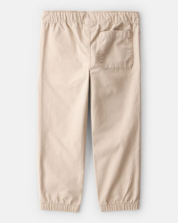Toddler Boy  Cotton Everyday Pull-On Jogger - Khaki, 