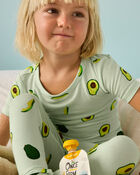 Toddler Avocado PurelySoft 2-Piece Pajama Set - Green, image 2 of 9 slides