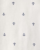 Baby Boy 3-Piece Anchor Polo Outfit Set - Red/Blue/White, image 5 of 13 slides