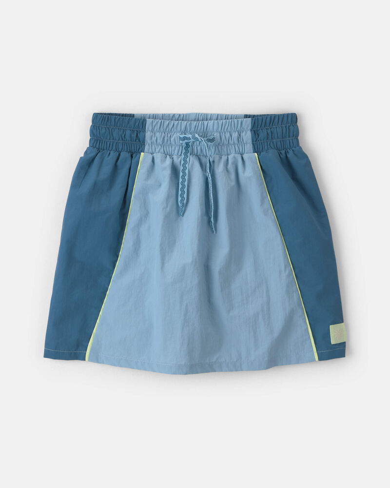 Girls Colorblock Skort - Blue, image 1 of 4 slides