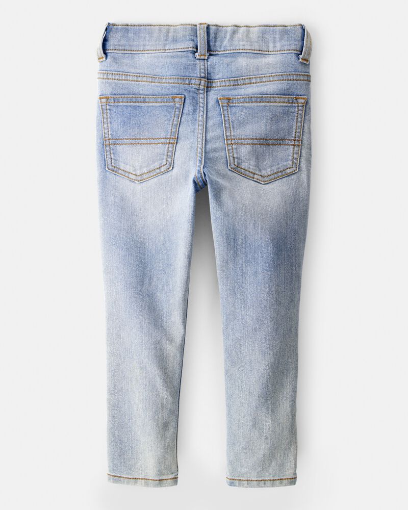 Toddler Sun Faded Light Wash Skinny-Leg Jeans, image 2 of 4 slides
