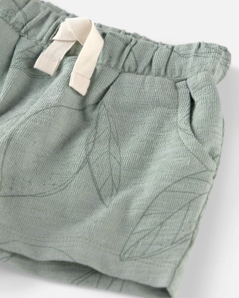 Baby 2-Piece Top & Short Set Made with Organic Cotton , image 3 of 5 slides