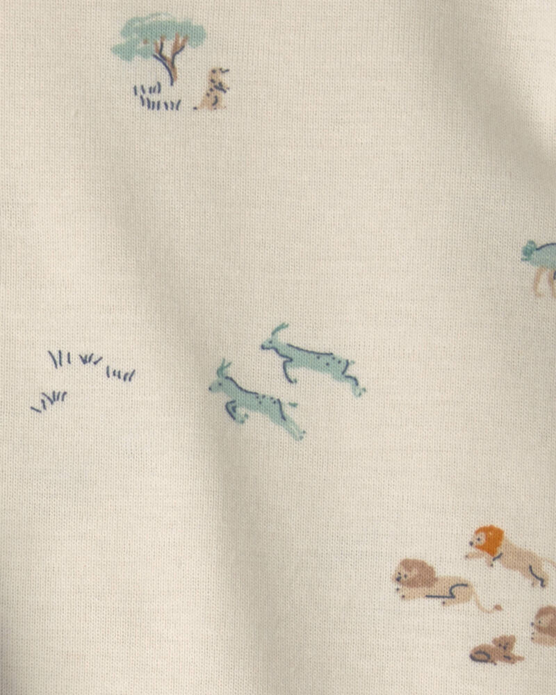 Baby Boy 3-Piece Safari Layering Set - Blue/Ivory, image 4 of 5 slides