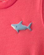 Toddler Boy Shark Graphic Tee - Orange, image 3 of 5 slides