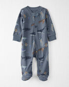 Baby Organic Cotton Sleep & Play Pajamas, image 1 of 4 slides