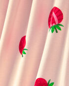 Baby Girl Strawberry PurelySoft Romper - Pink, image 3 of 5 slides