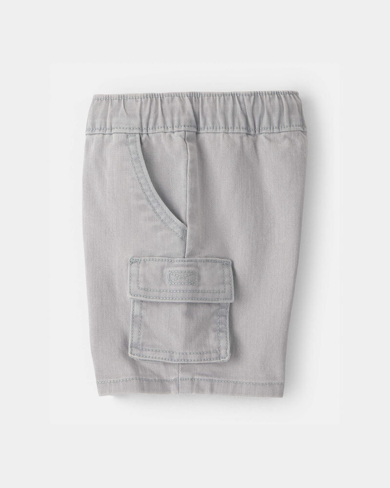 Toddler Boy Cargo Shorts - Grey, image 3 of 5 slides