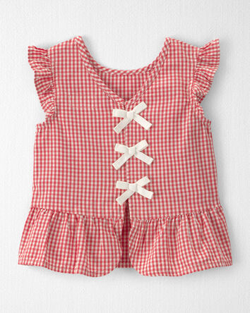Toddler Girl 2-Piece Top & Short Set Made with Organic Cotton, 