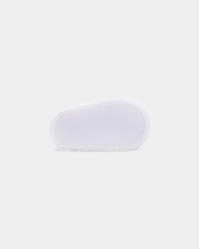Girls Bunny Slippers - White, image 5 of 6 slides