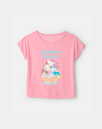 Girls 2-Piece Hello Kitty&reg; Short-Sleeve Pajama Set - Pink, 