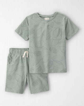 Boys 2-Piece Top & Short Set Made with Organic Cotton, 