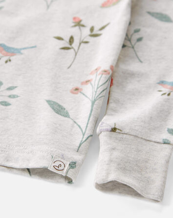 Toddler Girl Organic Cotton Pajamas Set, 