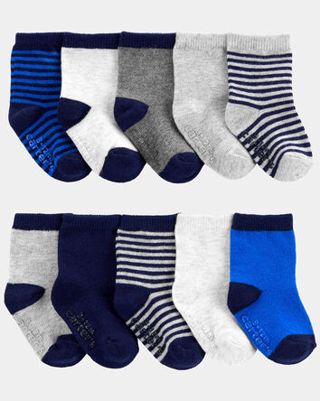 Baby Boy 10-Pack Socks, 