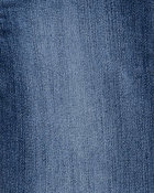 Baby Girl Medium Blue Wash Elastic-Waist Jeggings, image 3 of 4 slides