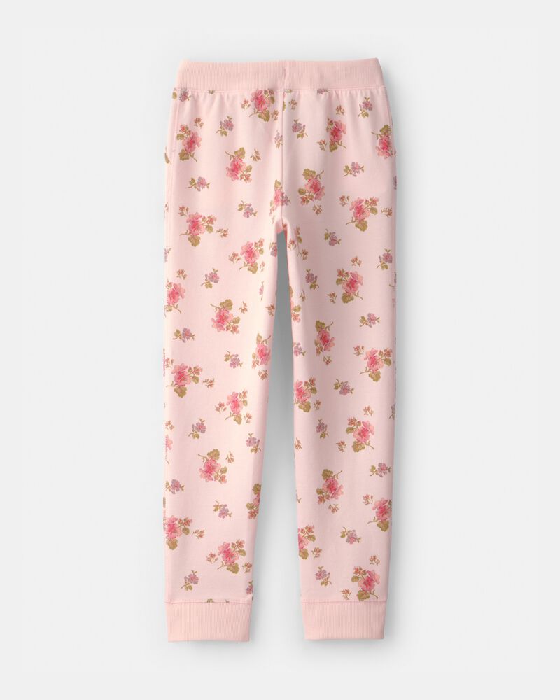 Girls 2-Piece Floral OshKosh Logo Layering Set - Pink, image 6 of 7 slides