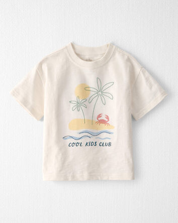 Toddler Organic Cotton 'Cool Kids Club' Tee, 