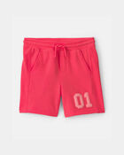 Boys Varsity French Terry Shorts - Orange, image 1 of 4 slides