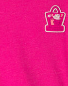 Baby Girl 'My Bag's All Packed' Summer Graphic Tee - Pink, image 3 of 5 slides