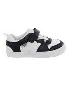 Toddler Boy Easy-On Casual Sneakers - Black/White, image 2 of 6 slides