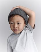 Toddler Short-Sleeve Relaxed Tee - Heather Grey , image 3 of 6 slides