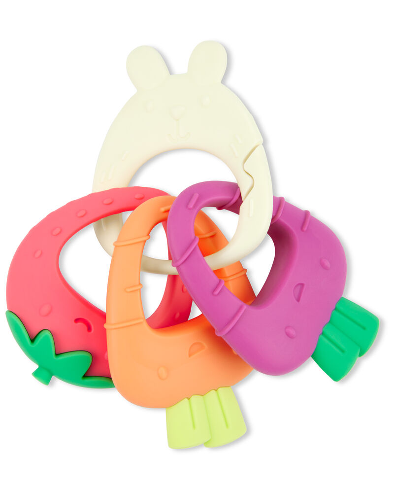 Farmstand Teether & Play Baby Toy, image 2 of 3 slides
