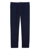 Boys Husky Fit Stretch Chino Pants - Navy, image 1 of 4 slides