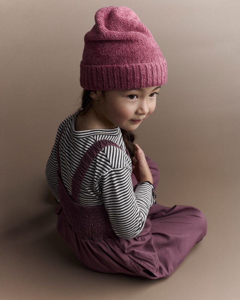 Toddler Beanie - Burgundy, image 4 of 7 slides