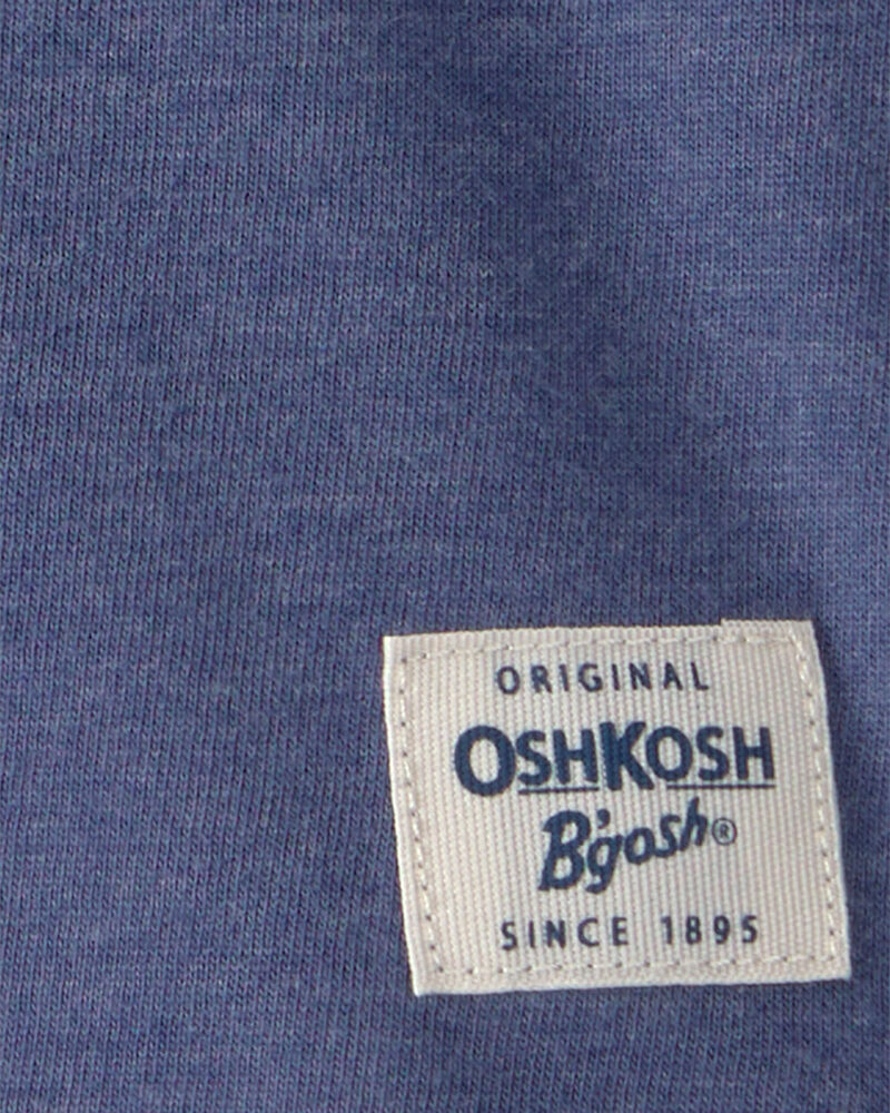 Baby Boy Short-Sleeve Henley T-Shirt - Navy, image 2 of 3 slides