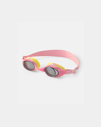 Toddler Swim Goggles - Pink/Yellow, 