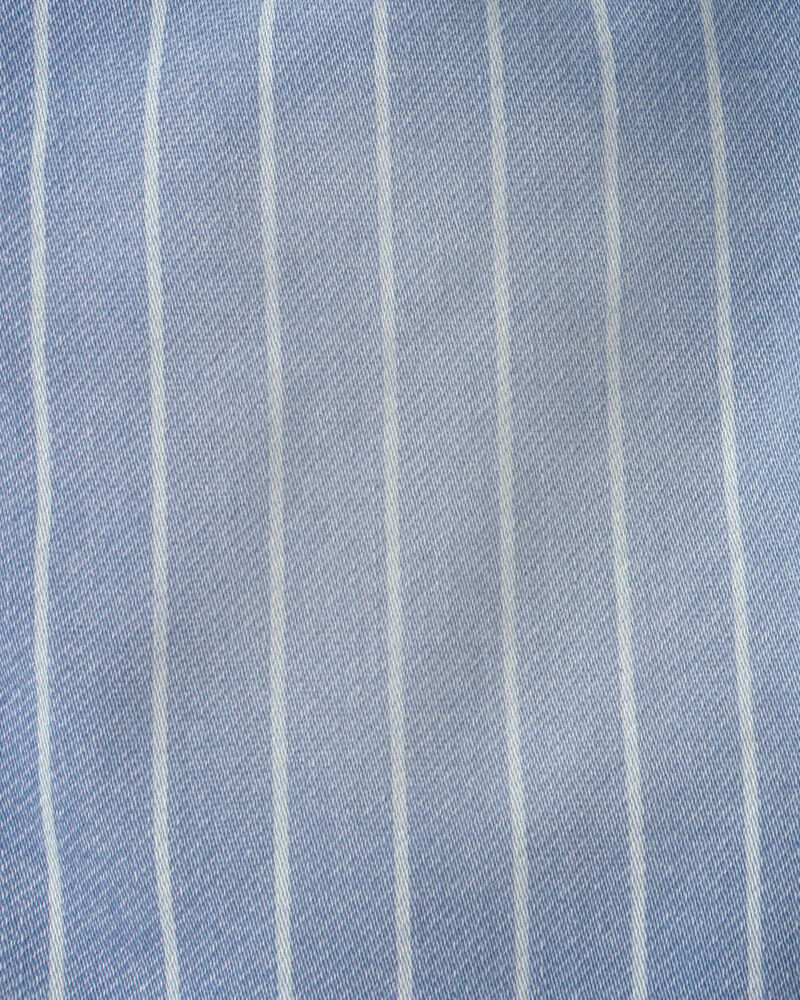 Toddler Boy Striped Denim Drawstring Shorts - Light Wash, image 3 of 4 slides